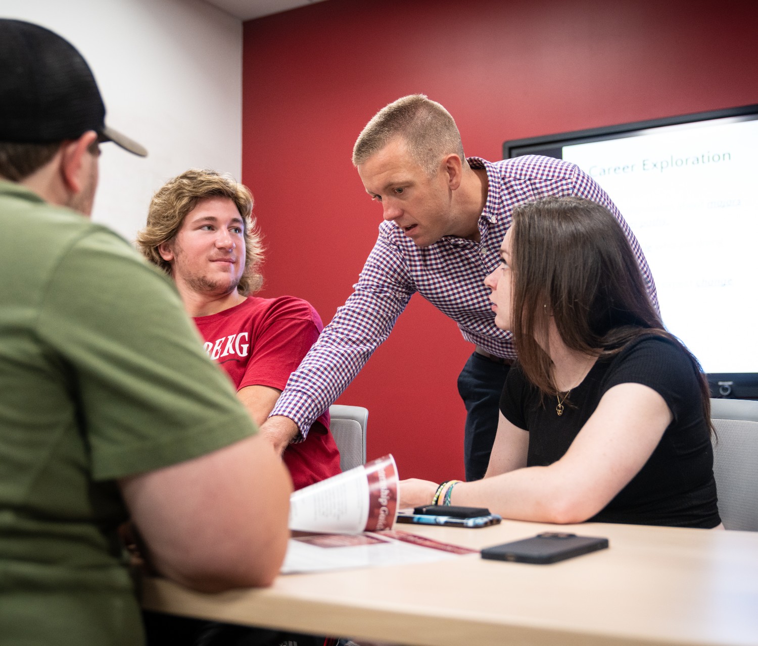 Ryan Smolko, director of the Career Center, helps guide students toward their career paths.